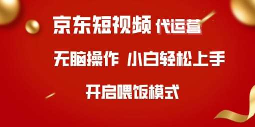 京东短视频代运营，全程喂饭，小白轻松上手【揭秘】网赚项目-副业赚钱-互联网创业-独家轻创IP星泽云创
