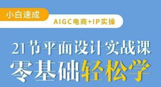 AIGC电商必备实操21节平面设计实战课，教你玩转AI网赚项目-副业赚钱-互联网创业-独家轻创IP星泽云创