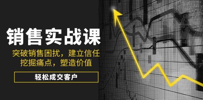 （14297期）销售实战课，突破销售困扰，建立信任，挖掘痛点，塑造价值，轻松成交客户网赚项目-副业赚钱-互联网创业-独家轻创IP星泽云创