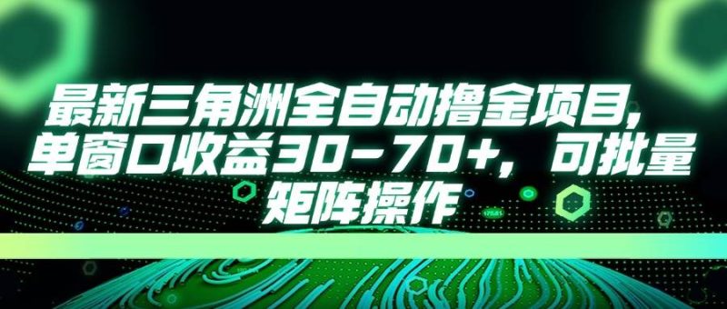（14191期）最新三角洲全自动撸金项目，单窗口收益30-70+，可批量矩阵操作网赚项目-副业赚钱-互联网创业-独家轻创IP星泽云创