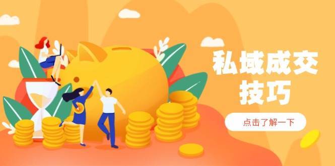 私域成交技巧，帮你从入门到精通，破解四大痛点，快速变现，轻松收钱网赚项目-副业赚钱-互联网创业-独家轻创IP星泽云创