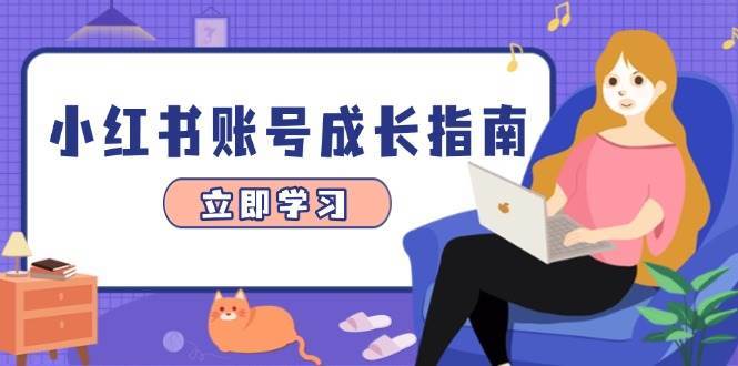 小红书账号成长指南，爆款选题+精准定位+数据分析，系统提升账号变现能力网赚项目-副业赚钱-互联网创业-独家轻创IP星泽云创