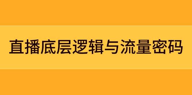 （14695期）直播底层逻辑与流量密码：定位模型+案例拆解，急速流承接与数据优化全攻略网赚项目-副业赚钱-互联网创业-独家轻创IP星泽云创