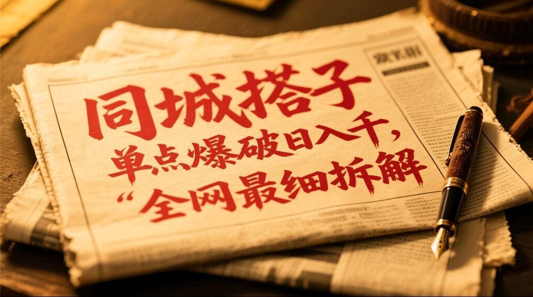 同城搭子群19.9单点爆破日入千，搭子组局月入万，全网最细拆解网赚项目-副业赚钱-互联网创业-独家轻创IP星泽云创